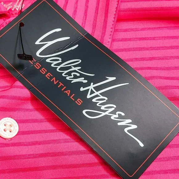 Walter Hagen Striped Polo Men's Golf Tennis Athletic Running Training  MGA112080 - Picture 6 of 8